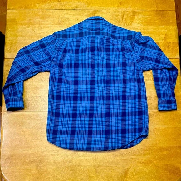 Duluth Trading Company Men’s Black and Blue Flannel Size Medium - Picture 5 of 7